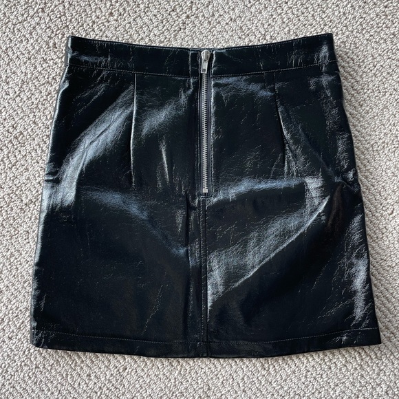 Forever 21 Leather Mini Skirt - Picture 2 of 6